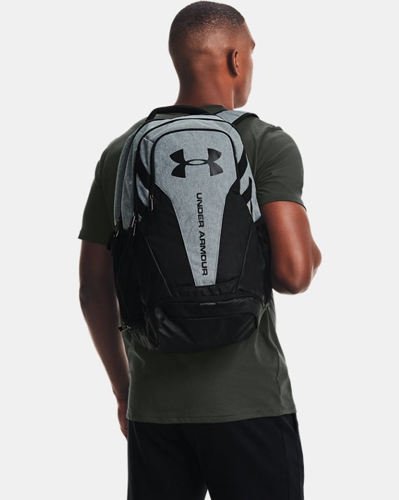 Men's UA Hustle 3.0 Backpack, Gray, pdpMainDesktop image number 5